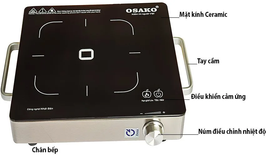 Bếp hồng ngoại OSAKO : OHA1820