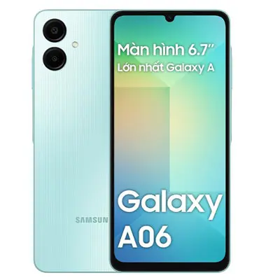 ĐTDĐ Samsung Galaxy A06 (SM-A065F) (4GB/128GB) Xanh lá