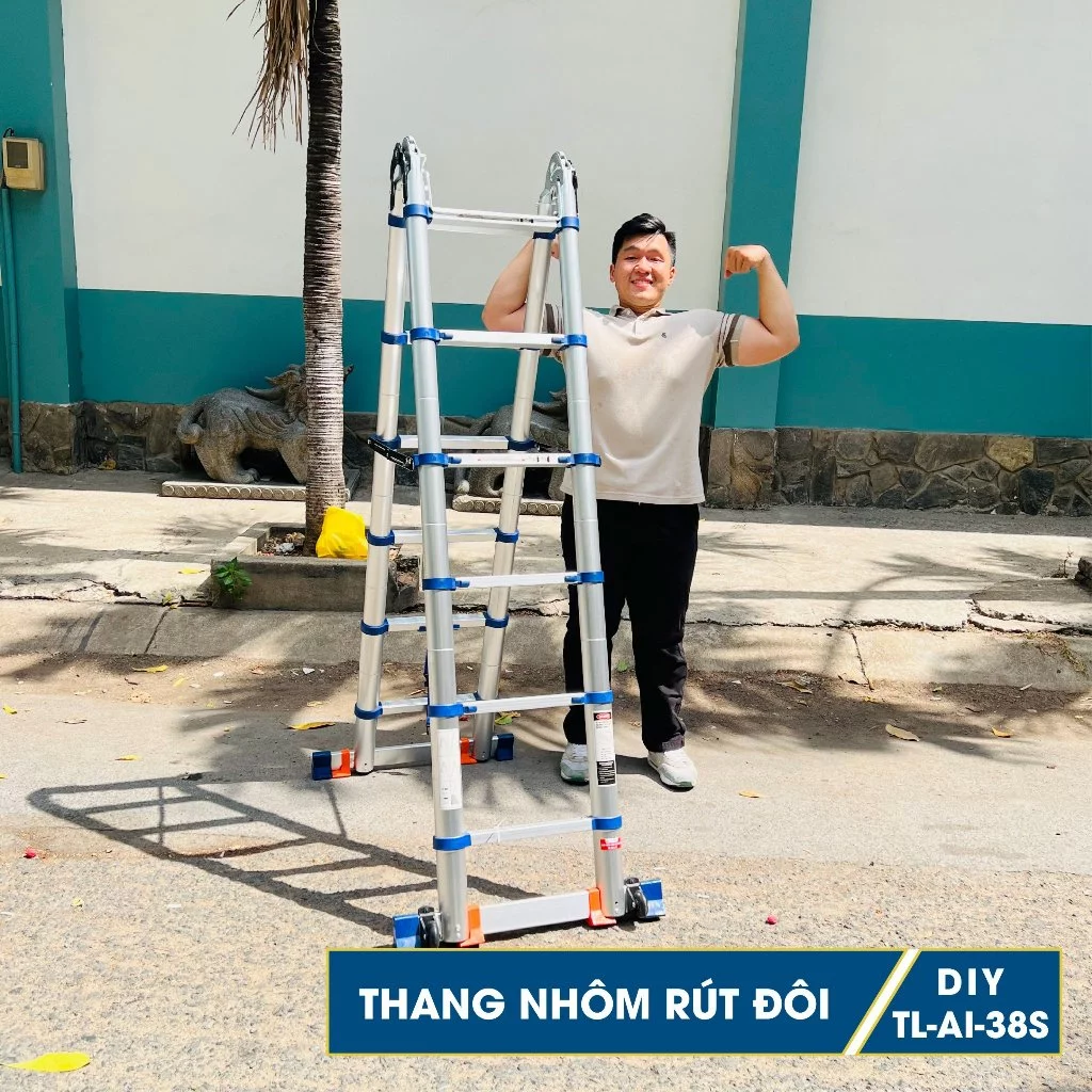 Thang nhôm rút đôi DIY TL-AI-38S